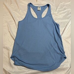 PINK Victoria's Secret Dusty Blue Racerback Tank